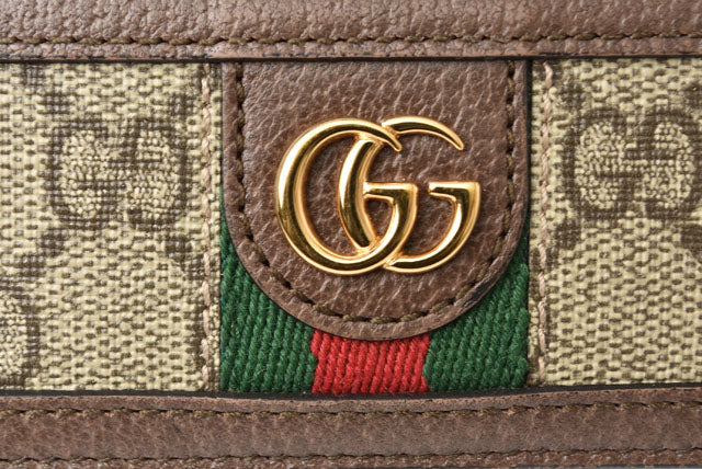 Gucci GG Supreme Leather Card Case