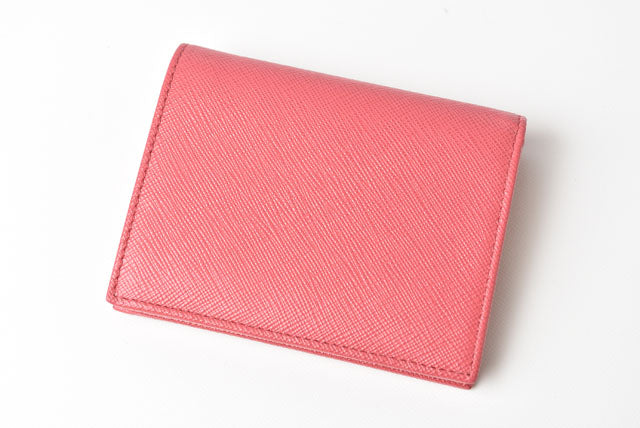 Prada Saffiano Leather Folding Wallet 1MV204