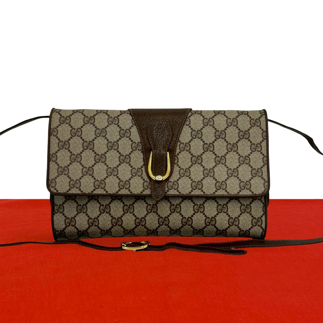 Gucci Leather PVC Shoulder Bag