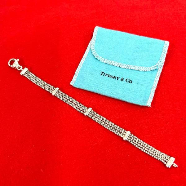 Tiffany&Co. Silver 925 Twist Rope Bracelet