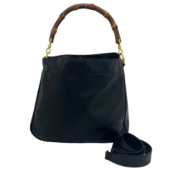 Gucci Bamboo Leather 2way Bag