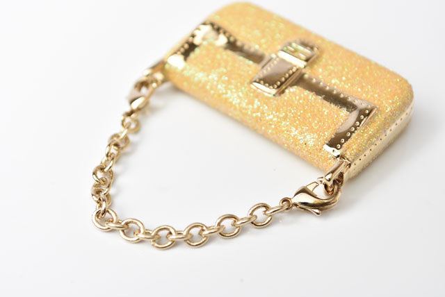 Fendi Metal Mamma Bucket Motif Charm Keychain in Pristine Condition