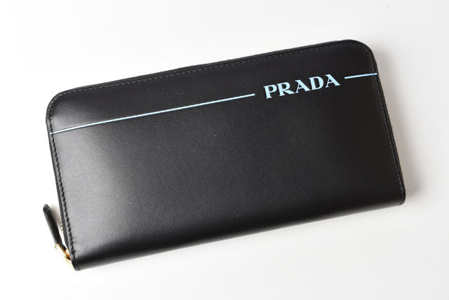 Prada Calf Leather Long Wallet 1ML506