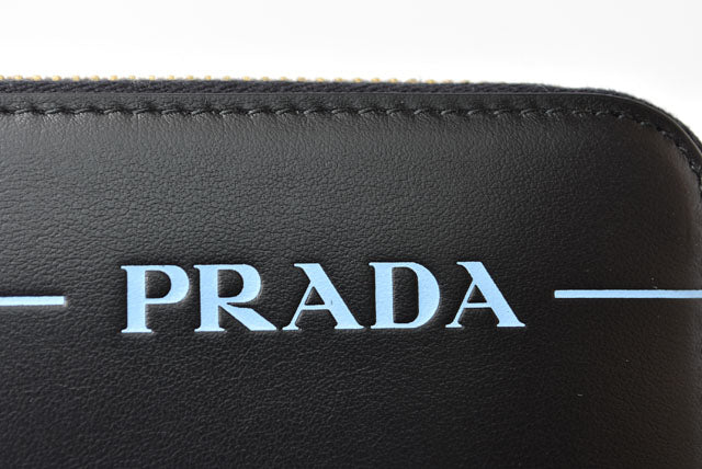 Prada Calf Leather Long Wallet 1ML506