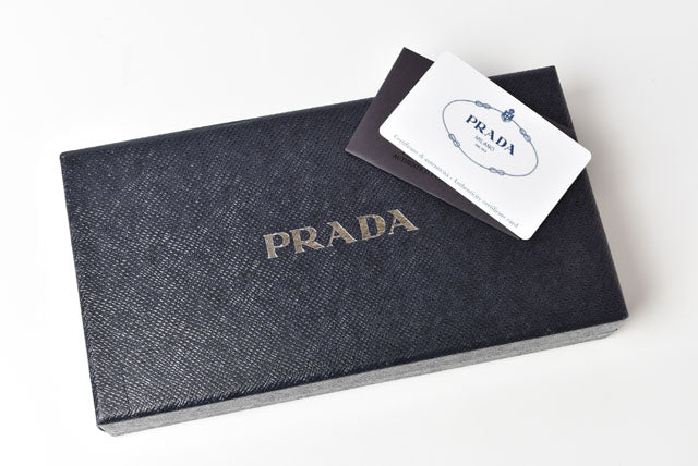 Prada Calf Leather Long Wallet 1ML506