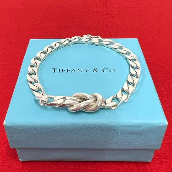 TIFFANY&Co. 925 Silver Center Knot Bracelet