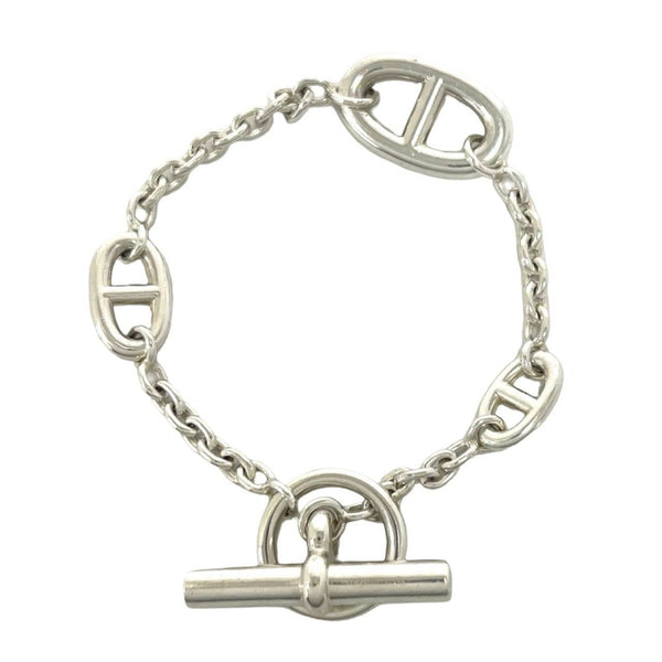 Hermes Chaine dAncre Farandole LG Silver Bracelet