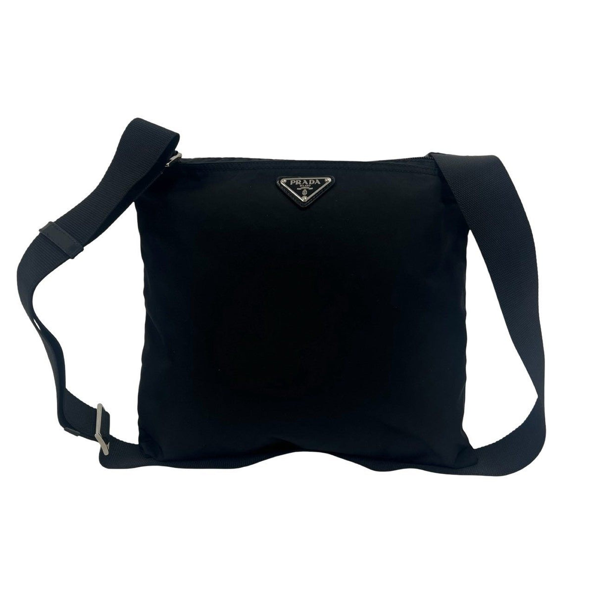 Prada Tessuto Pocono Nylon Shoulder Bag