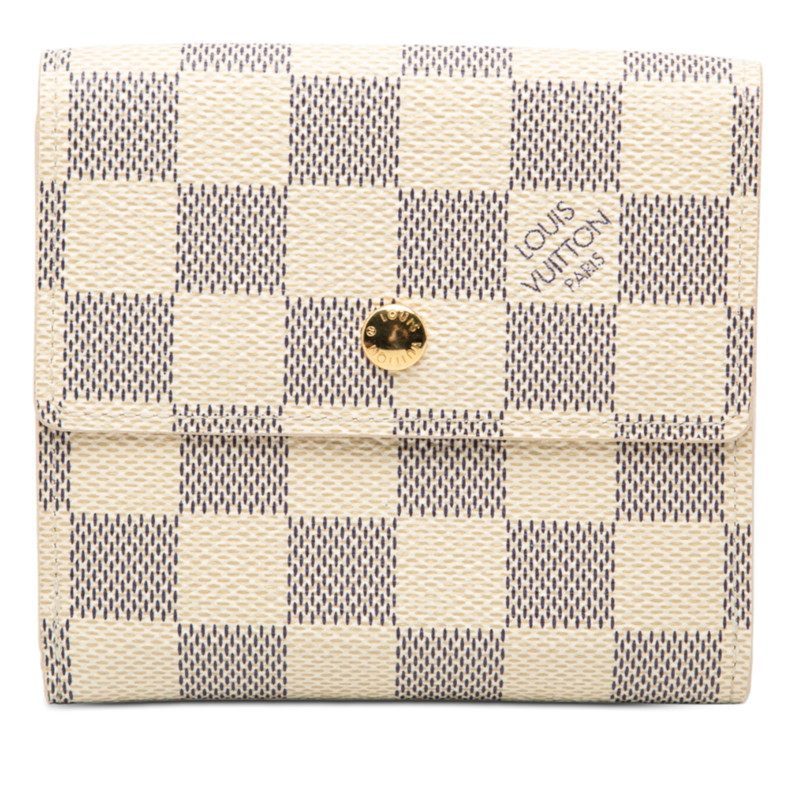 Louis Vuitton Portefeuille Elise Damier Azur Wallet