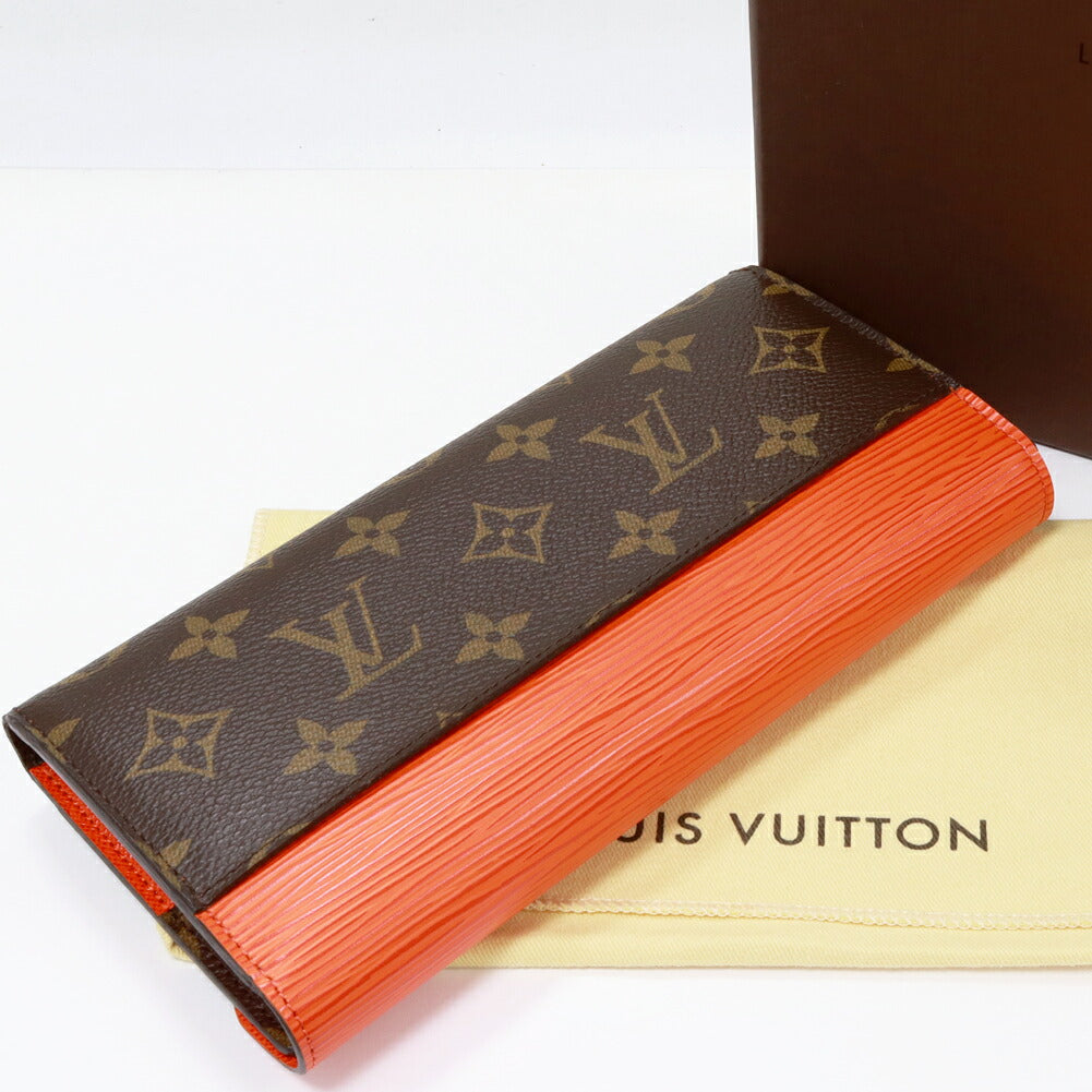 Louis Vuitton Epi Trifold Long Wallet Monogram