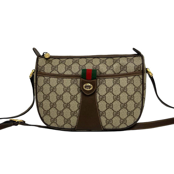 Gucci GG Leather Shoulder Bag