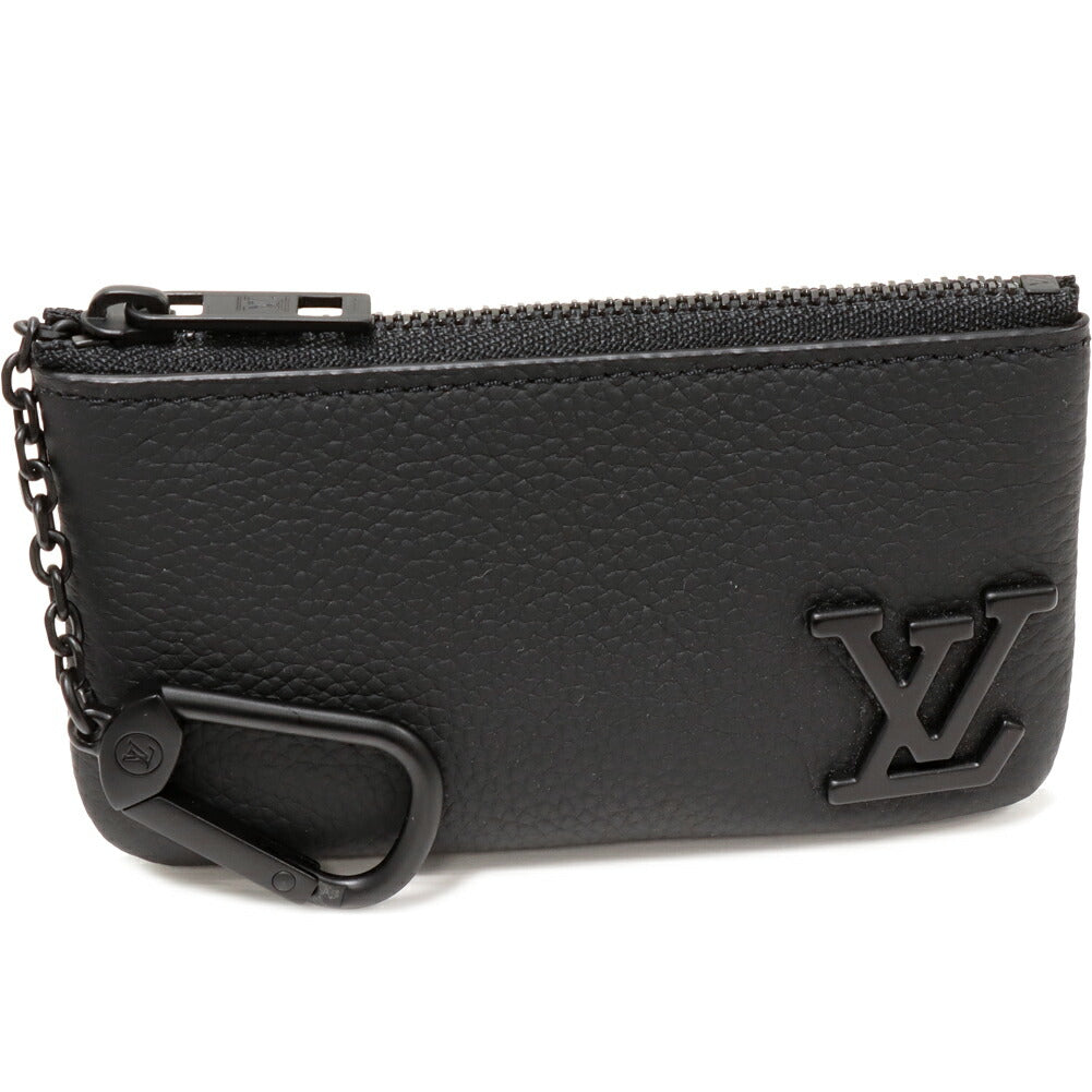 Louis Vuitton Aerogram Key Coin Case Black