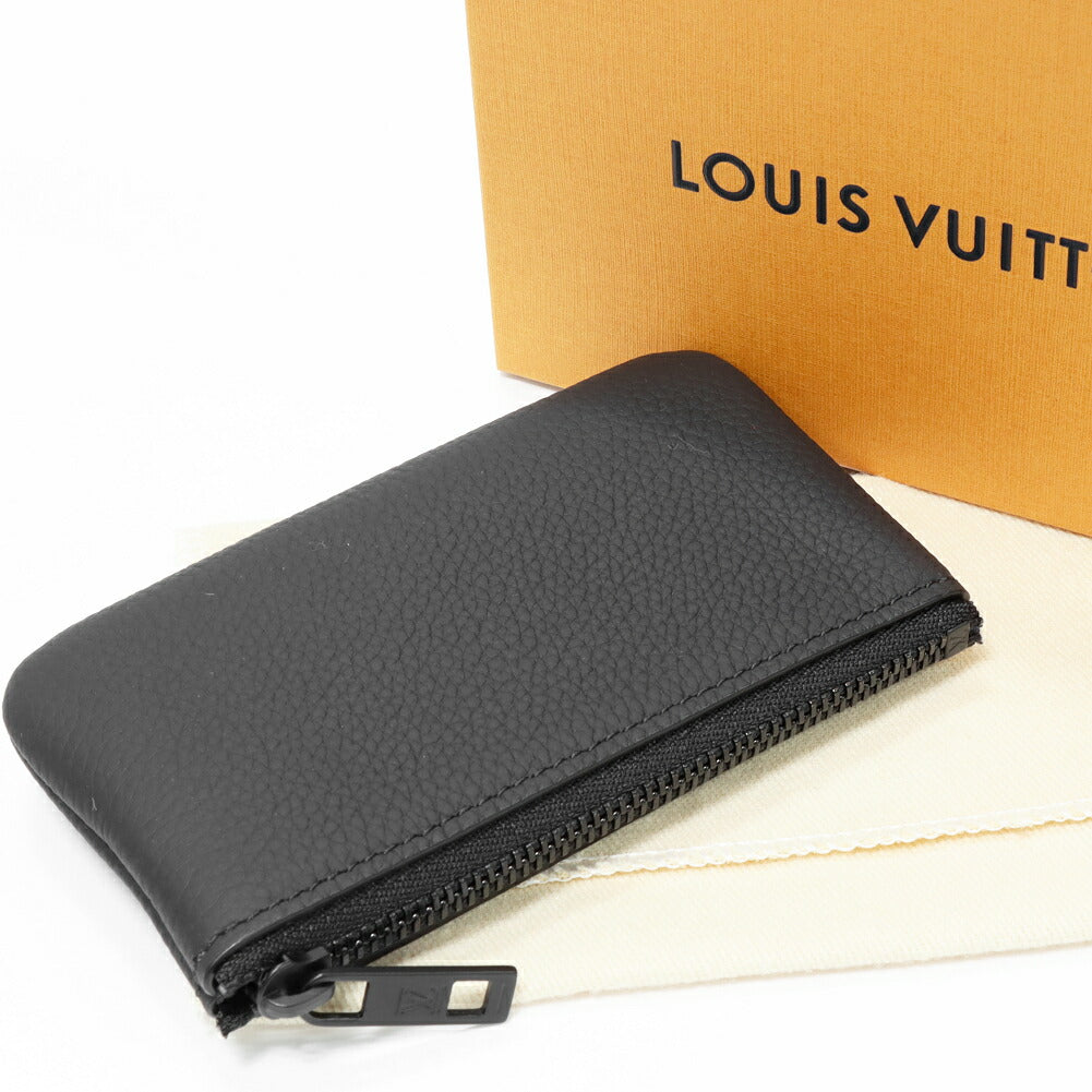 Louis Vuitton Aerogram Key Coin Case Black