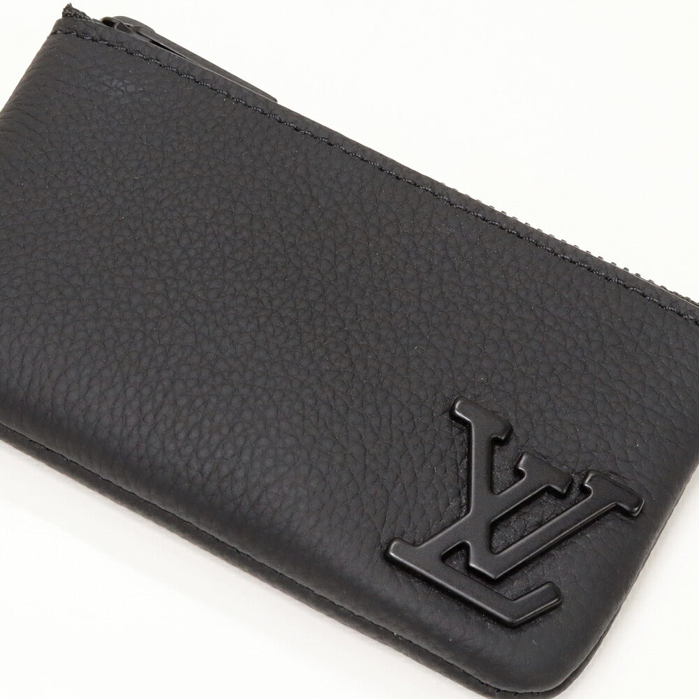 Louis Vuitton Aerogram Key Coin Case Black