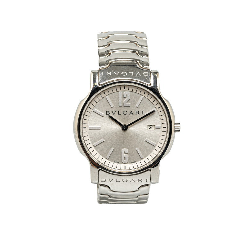 Bvlgari Solo Tempo Quartz Watch ST35S Stainless Steel