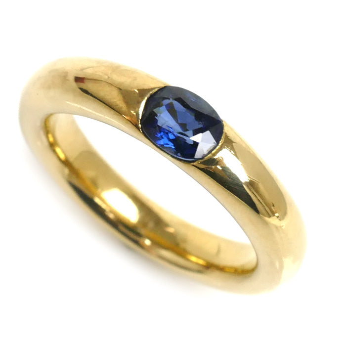 K18YG Yellow Gold Sapphire Ring