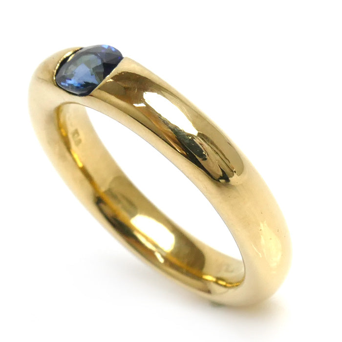 K18YG Yellow Gold Sapphire Ring