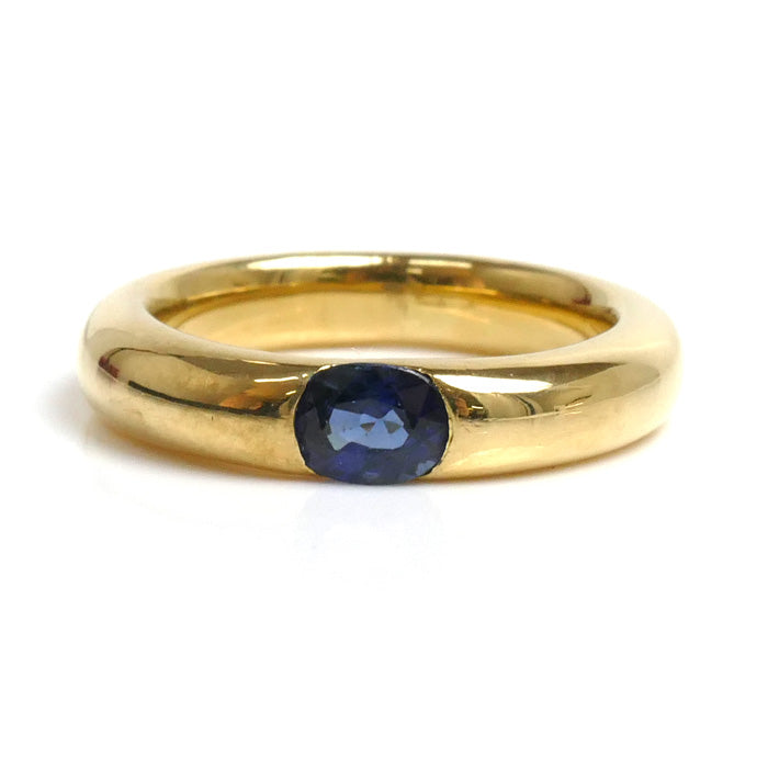 K18YG Yellow Gold Sapphire Ring