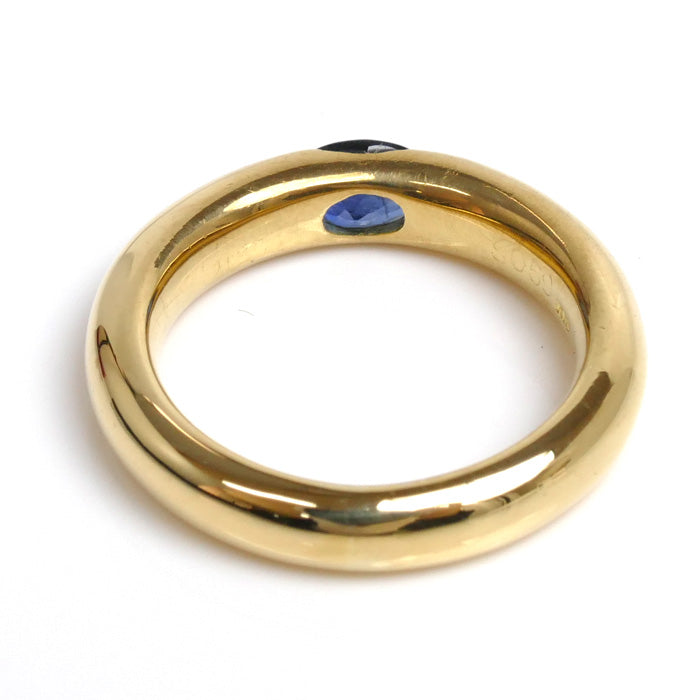 K18YG Yellow Gold Sapphire Ring