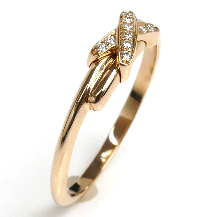 Chaumet K18PG Pink Gold Diamond Ring