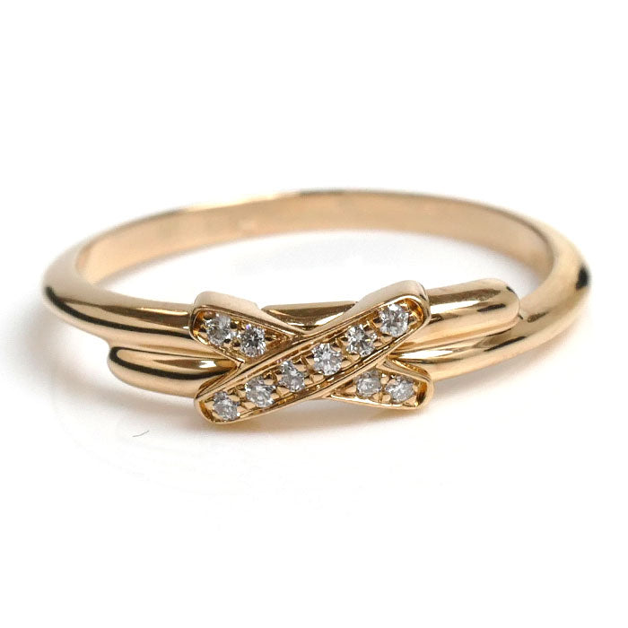 Chaumet K18PG Pink Gold Diamond Ring