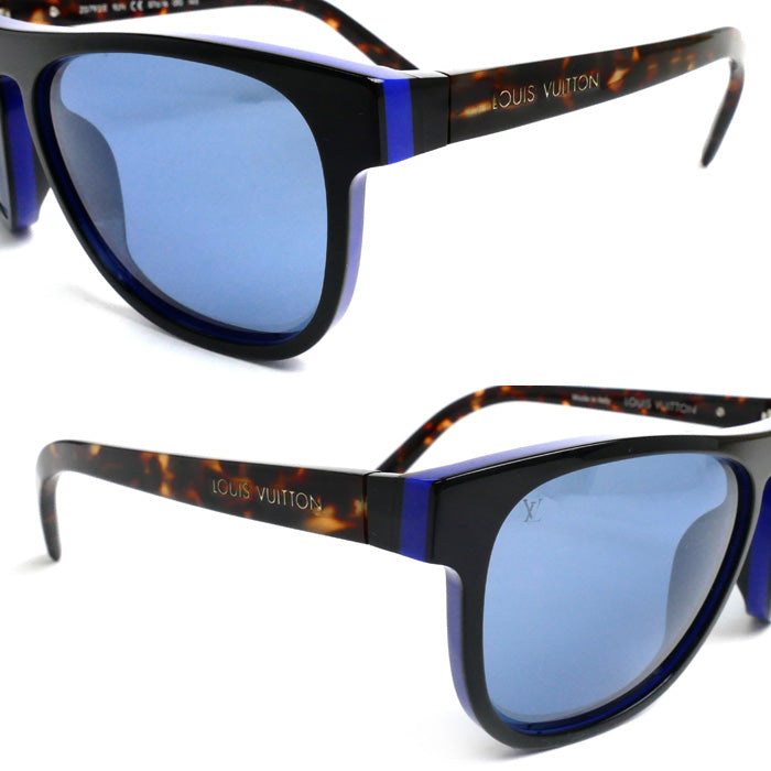 Louis Vuitton Oliver Sunglasses Blue Black Brown