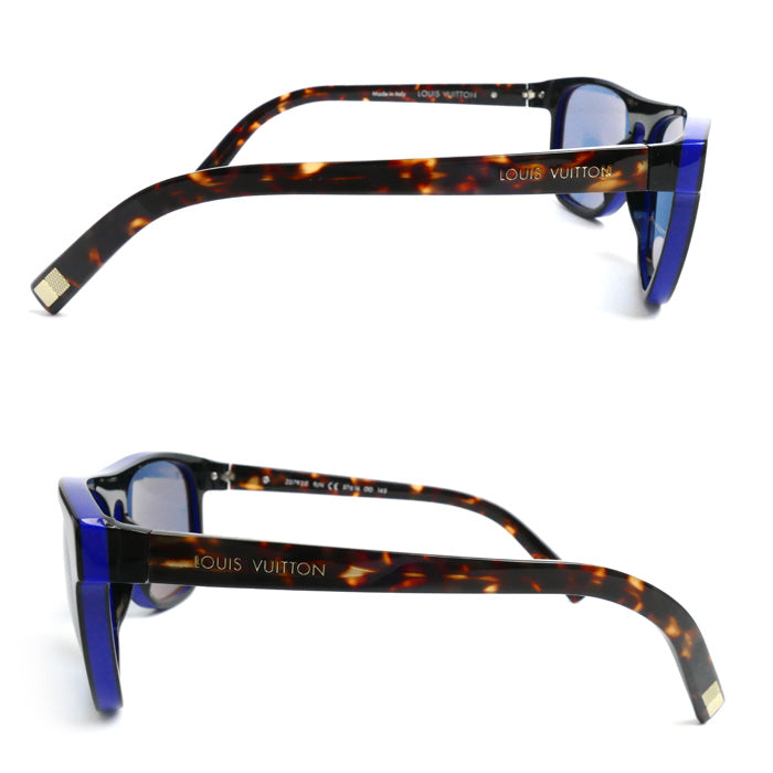 Louis Vuitton Oliver Sunglasses Blue Black Brown