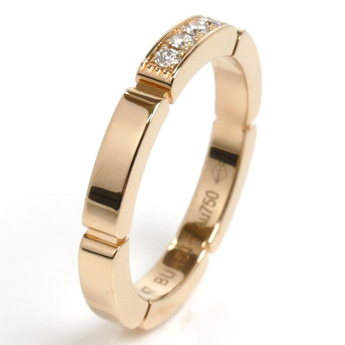 Cartier Pink Gold Diamond Ring B4080547