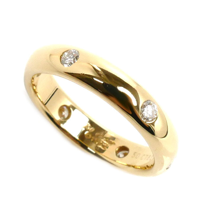 Cartier Yellow Gold Diamond Ring 6P Stella