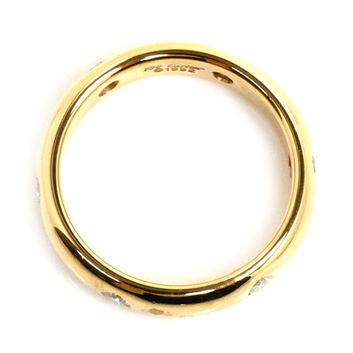 Cartier Yellow Gold Diamond Ring 6P Stella