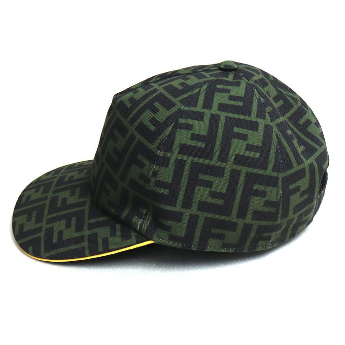 Fendi Zucca Baseball Cap Green Black