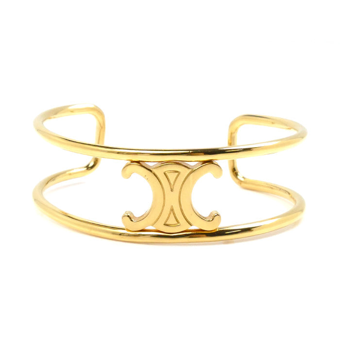 Celine Metal Maillon Triomphe Cuff Bangle