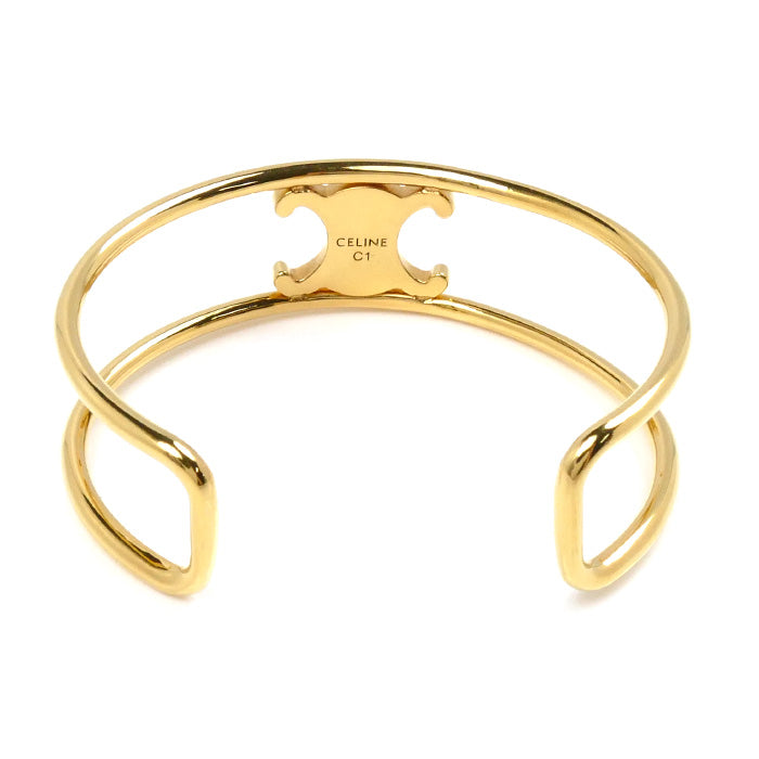 Celine Metal Maillon Triomphe Cuff Bangle