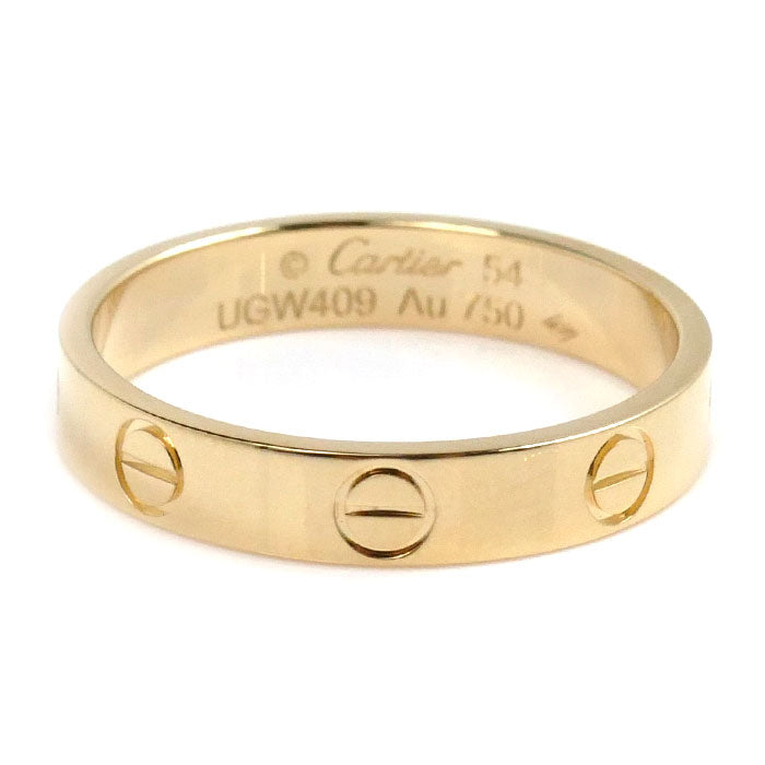 Cartier Yellow Gold Mini Love Ring B4085054