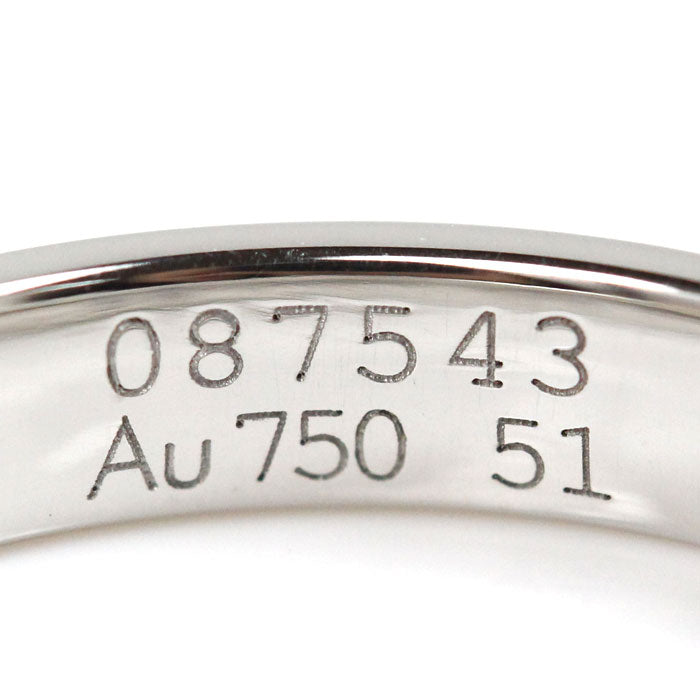 Hermes K18WG White Gold Hercules Ring