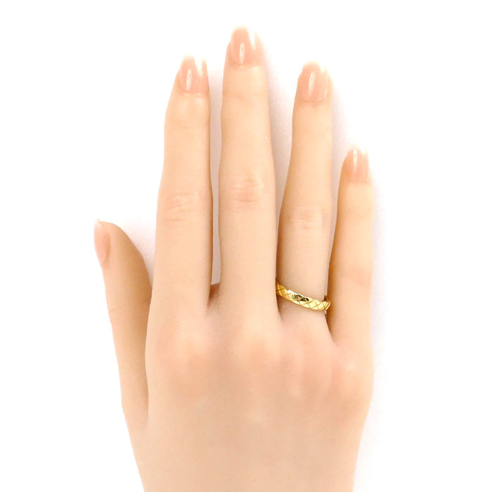 Chanel K18YG Yellow Gold Coco Crush Mini Ring