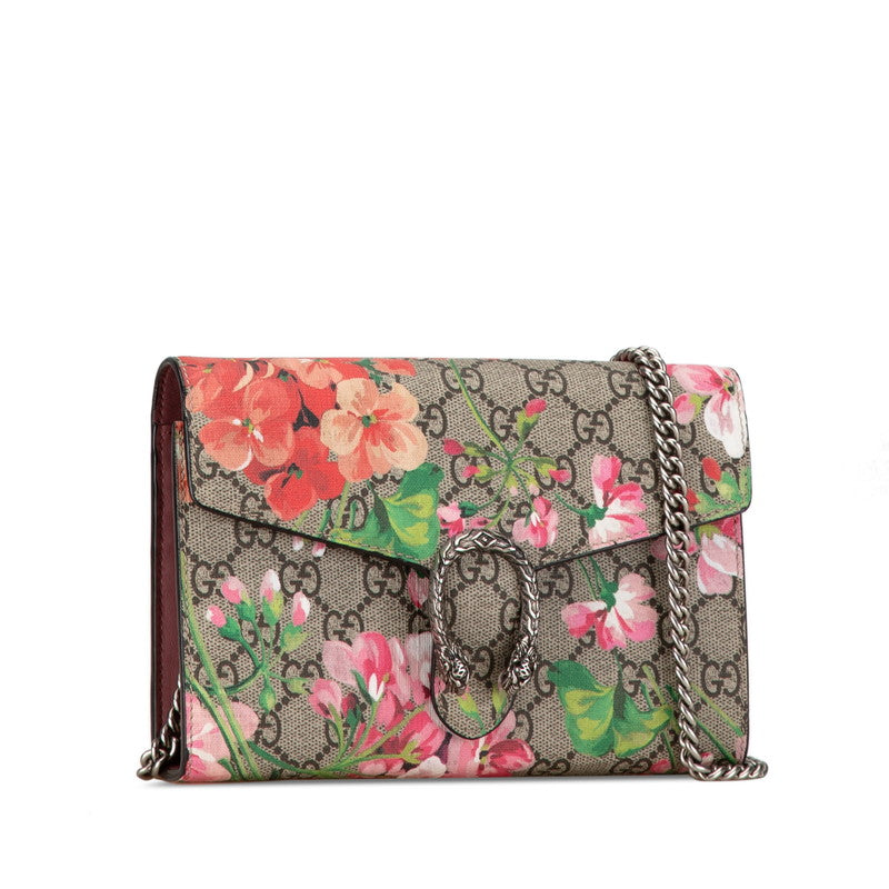 Gucci GG Blooms Dionysus Chain Shoulder Bag Wallet