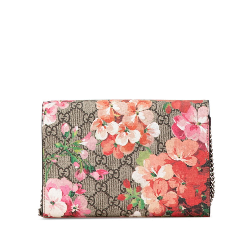 Gucci GG Blooms Dionysus Chain Shoulder Bag Wallet