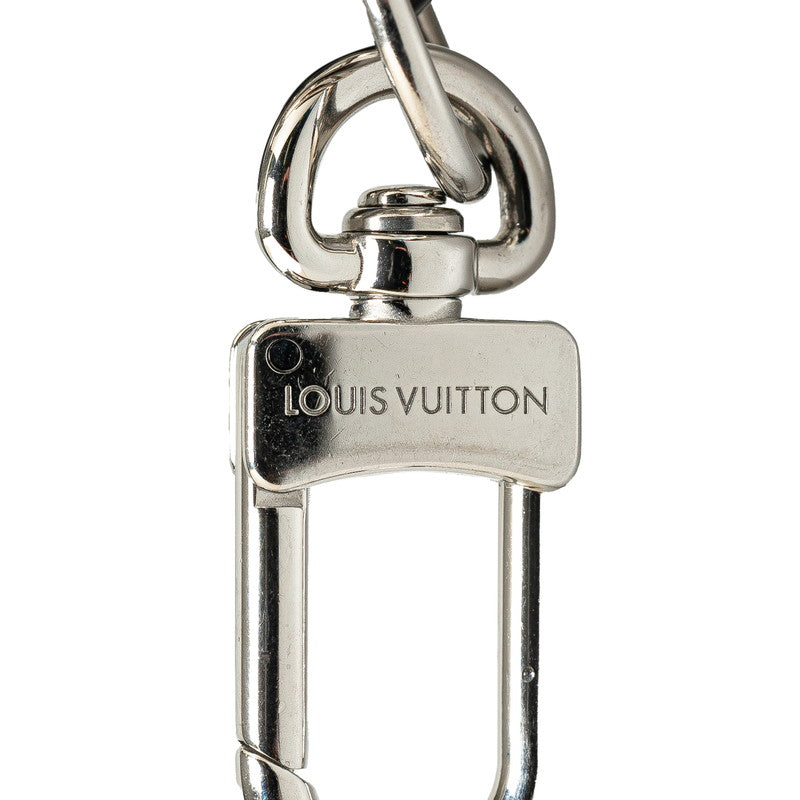 Louis Vuitton Metal Leather LV Circle Keyring Keychain M00741