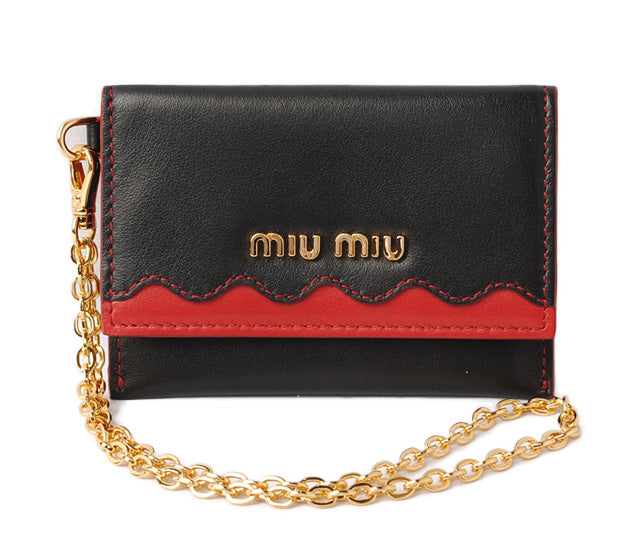 Miu Miu Soft Calf Coin/Card Case 5MC010 in Pristine Condition