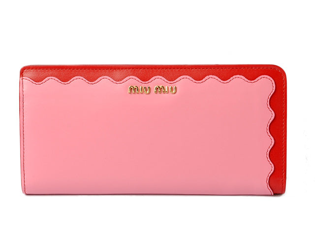 Miu Miu Soft Calf Long Wallet 5ML010 in Pristine Condition