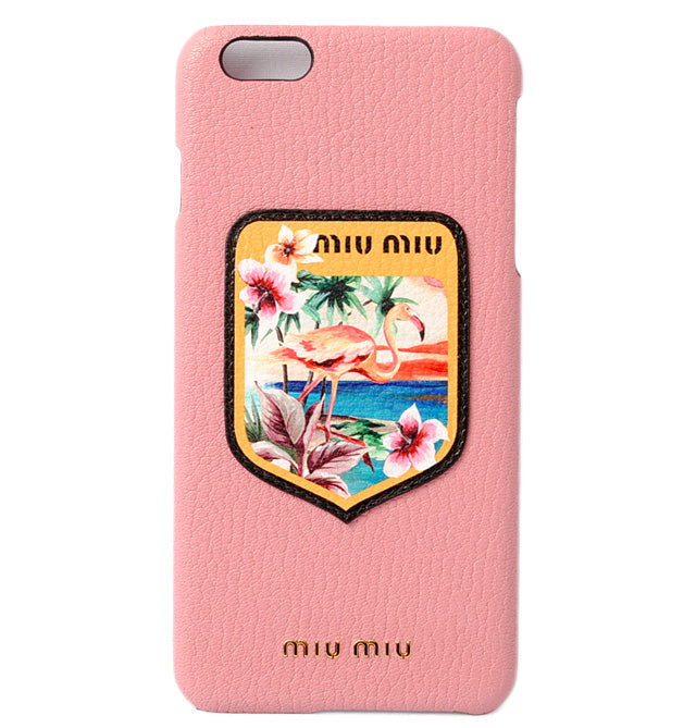 Miu Miu Goat Skin iPhone 6/6s Plus Case 5ZH007 in Pristine Condition