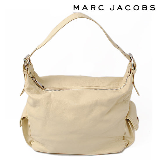 Marc Jacobs Leather Shoulder Bag Cream in Excellent Condition