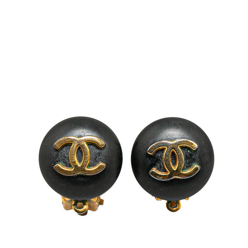 Chanel Coco Mark Gold Earrings