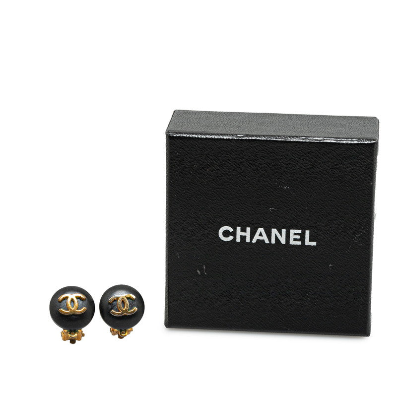 Chanel Coco Mark Gold Earrings