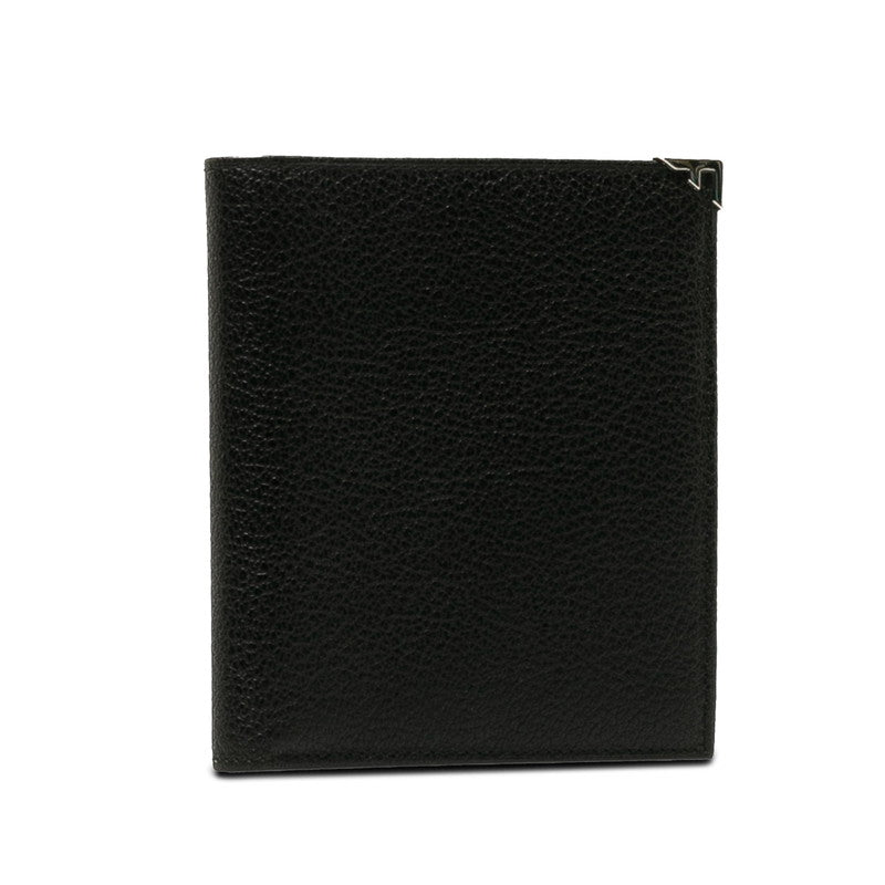 Salvatore Ferragamo Leather Bifold Wallet Black