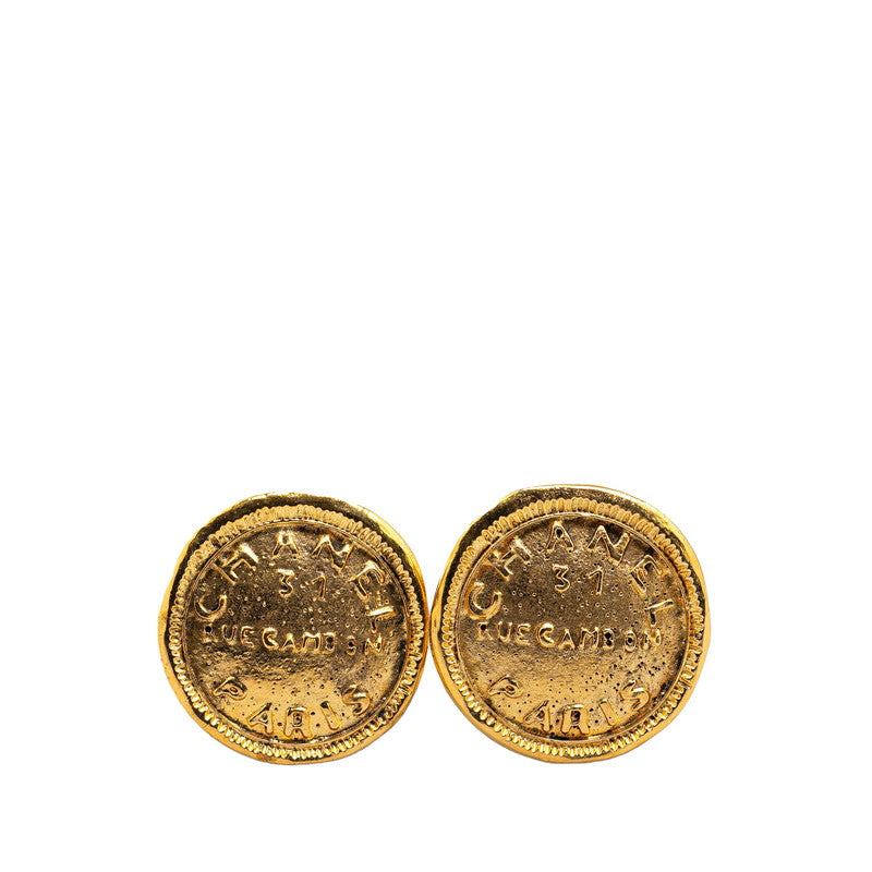 Louis Vuitton Cambon Gold Earrings