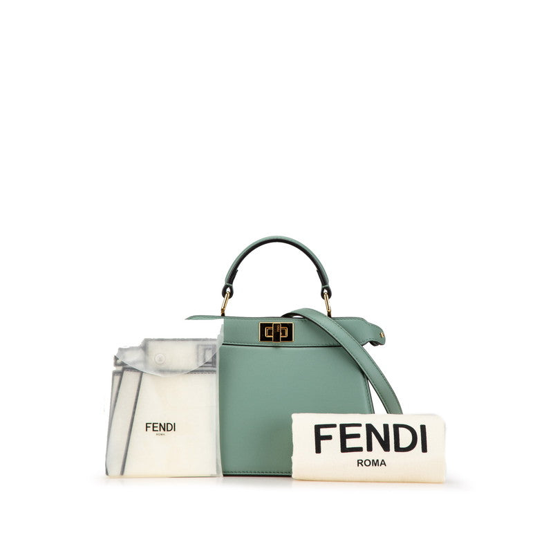 Fendi Peekaboo ISeeU Mini Leather Handbag 8BN335