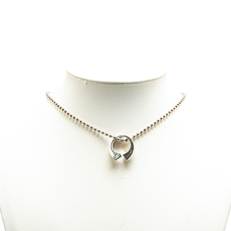 Gucci Color Stone Necklace SV925 Silver