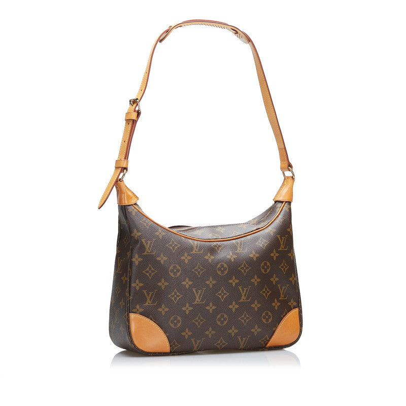 Louis Vuitton Monogram Boulogne 30 Shoulder Bag M51265 Brown PVC Leather